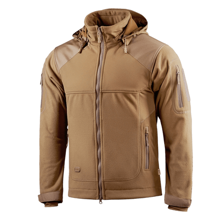M-Tac Norman Windblock Fleecejakke i brun til beskyttelse mod kulde og vind. Perfekt som yderlag eller mellemlag i overgangsperioder.