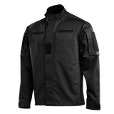 M-Tac Jakke Patrol Flex med velcro-paneler, lynlåslommer og forstærket skulderdesign, perfekt til taktisk brug