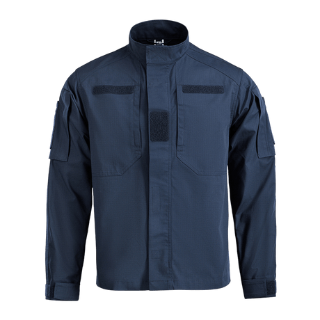 M-Tac Jakke Patrol Flex med ståkrave og velcro-paneler, optimalt designet til taktisk brug, i let og figursyet snit.