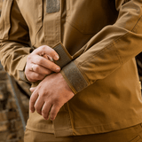 M-Tac Jakke Patrol Flex med Velcro-ærmelukning, taktisk design med YKK fittings og ståkrave.