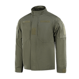 M-Tac Jakke Patrol Flex med velcro- og YKK-fittings, velegnet til taktisk brug, ståkrave, ventilationsøjer og ærmelommer med lynlås.
