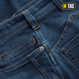 Nærbillede af M-Tac Tactical Gen.I Regular Fit jeans med fokus på detaljer og syninger.