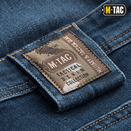 M-Tac Tactical Gen.I Regular Fit jeans med branding detaljer i denimstof