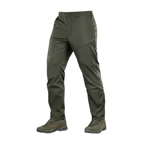 M-Tac Tactical Bukser Patrol Gen II Flex i grøn farve, ideel til outdoor og taktiske aktiviteter.