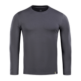 M-Tac Long-sleeve T-shirt 93/7 i grå farve, lavet af 93% bomuld og 7% elastan, velegnet til hverdag og friluftsliv.