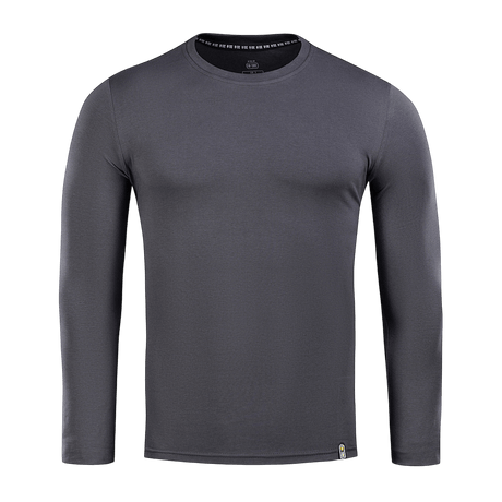 M-Tac Long-sleeve T-shirt 93/7 i grå farve, lavet af 93% bomuld og 7% elastan, velegnet til hverdag og friluftsliv.