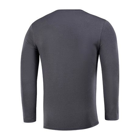M-Tac Long-sleeve T-shirt 93/7 i grå, lavet af 93% bomuld og 7% elastan, velegnet til hverdag, sport, jagt og friluftsliv.