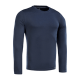 M-Tac Long-sleeve T-shirt 93/7 til herre lavet af bomuld og elastan, velegnet til hverdag og sport, sort farve