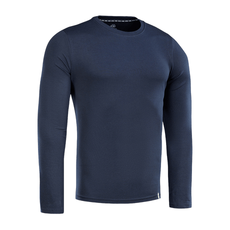 M-Tac Long-sleeve T-shirt 93/7 til herre lavet af bomuld og elastan, velegnet til hverdag og sport, sort farve