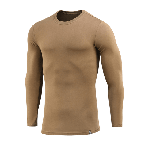 M-Tac Long-sleeve T-shirt 93/7 i 93% bomuld og 7% elastan, komfortabel, holdbar og velegnet til sport, jagt og hverdagsbrug.