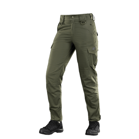 M-Tac Bukser Aggressor Dame Flex i olivengrøn til træning, skydning, arbejde og rejser med vand- og smudsafvisende Teflon-impregnering.