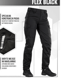 M-Tac Bukser Aggressor Dame Flex i sort med Teflon-beskyttelse mod vand og snavs, ideel til træning og arbejde.
