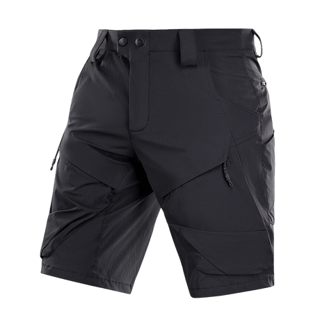 M-Tac Shorts Rubicon Flex i mørk oliven med cargolommer og YKK lynlåse, ideelle til sommerbrug og maksimal bevægelsesfrihed.