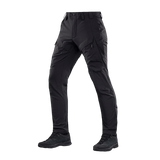 M-Tac Bukser Rubicon Flex i sort, behagelige bukser med 4-Way Stretch stof, ideelle til træning, skydning og rejser.