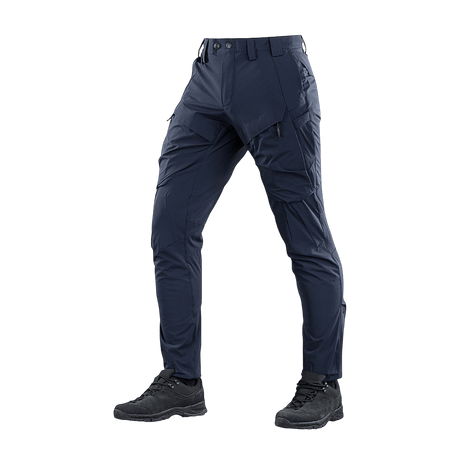 M-Tac Bukser Rubicon Flex i navy farve, designet til komfort og bevægelse under træning og fritid. Innovativt cargo-lomme design.