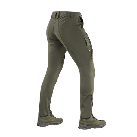 M-Tac Bukser Rubicon Flex i olivengrøn med innovativt cargolomme design, perfekt til træning og fritid. Vandtæt og åndbart stof.