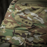 M-Tac Bukser STURM NyCo Extreme Gen.II med camouflage design, fremhæver komfort og holdbarhed under forskellige forhold.