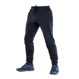 M-Tac Bukser Stealth Cotton, alsidige sportsbukser i 100% bomuld med elastik i taljen, perfekt til løb og fitness.