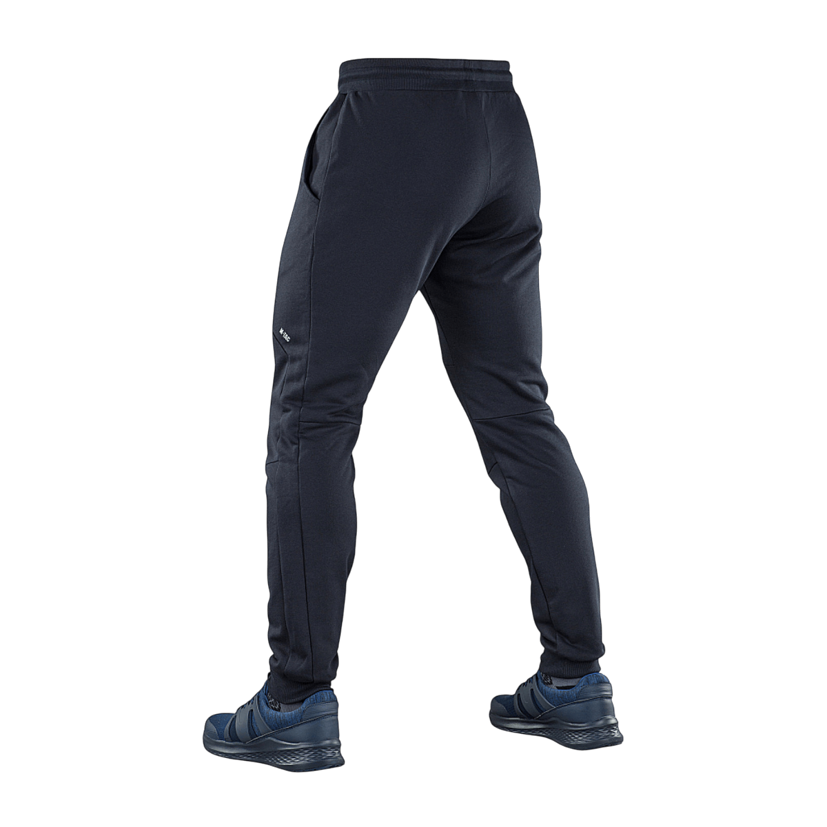 M-Tac Bukser Stealth Cotton bagside, alsidige sportsbukser i sort med elastik i taljen og sidelommer, 100% bomuld.