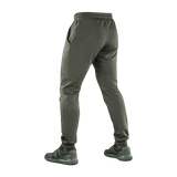 M-Tac Bukser Stealth Cotton i 100% bomuld med elastik i taljen og to sidelommer, designet til løb og fitness, vist fra bagfra.