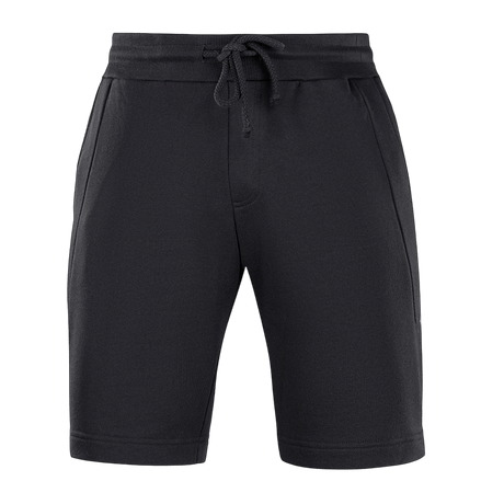 M-Tac Shorts Casual Fit Cotton i sort med elastik og sidelommer, perfekt til sommerbrug, sikrer komfort og stil.