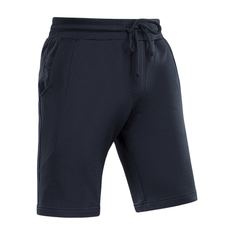 M-Tac Shorts Casual Fit Cotton i mørkeblå med elastik i taljen, designet til høj komfort og stil.