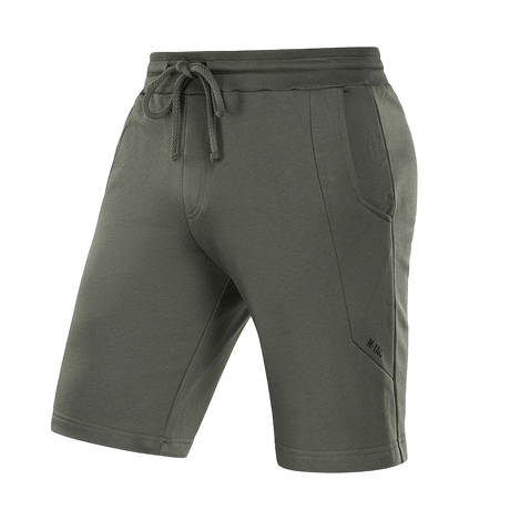 M-Tac Shorts Casual Fit Cotton i grønt design med elastik i taljen, to sidelommer og diskret logo til komfortabel sommerbrug.