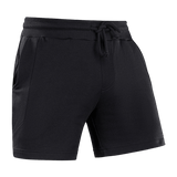 M-Tac Shorts Sport Fit Cotton med elastik i taljen og sidelommer i sort, perfekt til træning og hverdagskomfort.