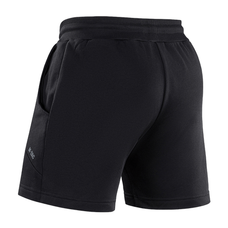 Sort M-Tac Shorts Sport Fit Cotton shorts med elastik i taljen og sidelommer, perfekte til træning og sommerdage.