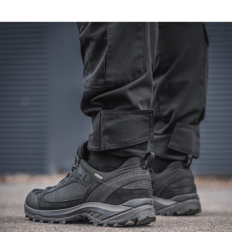 M-Tac Bukser Army NYCO Extreme in action showing durability and comfort.