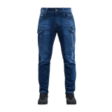 M-Tac Jeans Aggressor i slidstærkt denim med taktiske lommer og klassisk lukning