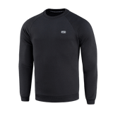 M-Tac Cotton Sweatshirt, sort, ideel til hverdagsbrug og sport, lavet af 100% bomuld for maksimal komfort og bevægelsesfrihed.