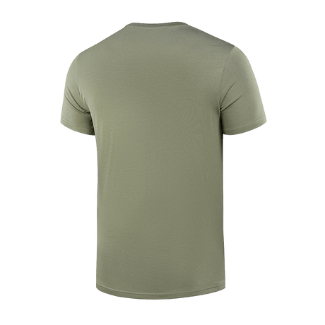 M-Tac T-shirt Viking bagfra, viser solidt design og komfortabel pasform, fremstillet af 93% bomuld i en neutral farve.