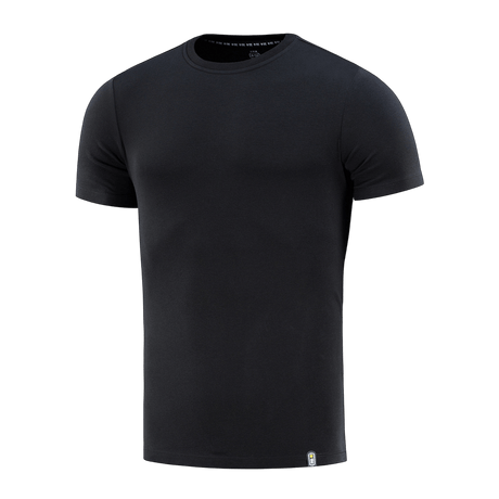 M-Tac T-shirt 93/7 Summer i sort til hverdagsbrug, lavet af 93% bomuld og 7% elastan, ideel til varme sommerdage.