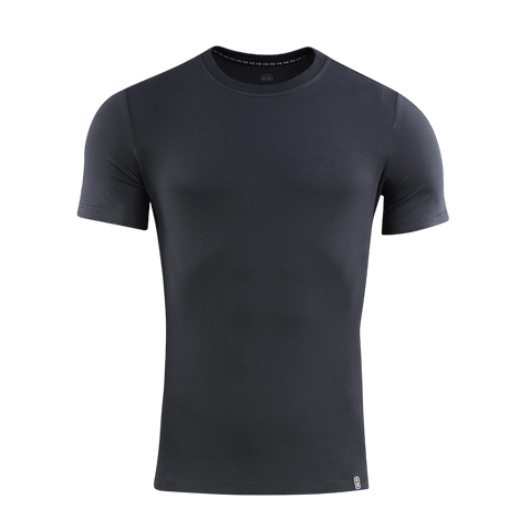 M-Tac T-shirt 93/7 Summer sort kortærmet til sommerbrug, åndbar og komfortabel, til garderobe og hverdagsbrug.