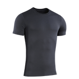 M-Tac T-shirt 93/7 Summer i mørkegrå, ideel til hverdagsbrug med 93% bomuld og 7% elastan for åndbar komfort og elegant pasform.