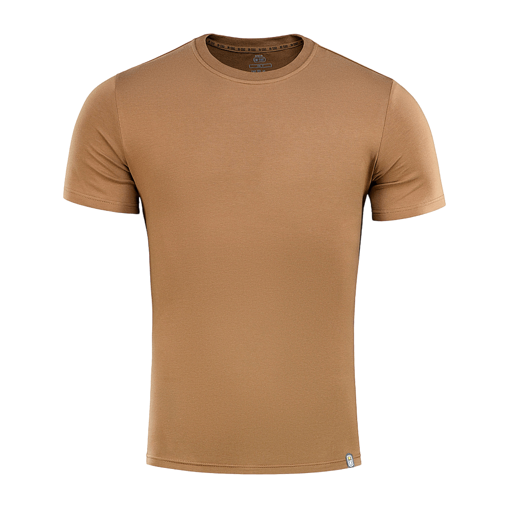 M-Tac T-shirt 93/7 Summer i beige, let og åndbar til sommerbrug, lavet af 93% bomuld og 7% elastan, perfekt til hverdagsbrug.