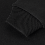 Detalje af ærmekant på M-Tac Sweatshirt Cotton Hard i 100% bomuld, der viser ribkantens kvalitet og varmeisolering.