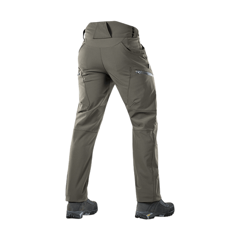 M-Tac Bukser Soft Shell Vinter til udendørs brug, kombinerer åndbar fleece med vind- og vandafvisende softshell-materiale.