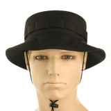 Sort M-Tac Panama Rip-Stop army-hat med semi-stiv skygge og ventilationshuller.