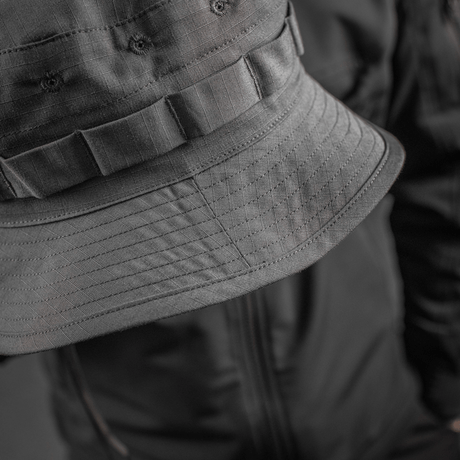 M-Tac Panama Rip-Stop hat med rip-stop materiale og semi-stiv skygge. Inspireret af amerikansk Boonie-model. Ideel til camouflage og åndbarhed.