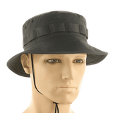 M-Tac Panama Rip-Stop army-hat med semi-stiv skygge og ventilationshuller, inspireret af Boonie-model, på mannequin hoved