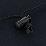 Sort snor og stop på M-Tac Panama Rip-Stop hat, lavet af rip-stop materiale, detaljeret visning for army-mode.