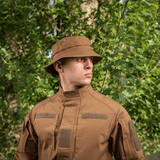 M-Tac Panama Rip-Stop army-hat i naturen med semi-stiv skygge og ventilationshuller