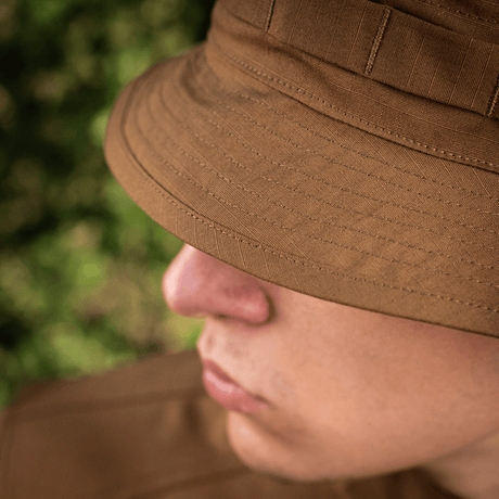 M-Tac Panama Rip-Stop army-hat med semi-stiv skygge og ventilationshuller for åndbarhed, inspireret af Boonie-modellen.