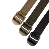 M-Tac Kompressionsrem i tre farver, robust 25 mm nylon til vandreture og militærbrug