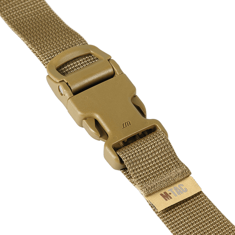 M-Tac Kompressionsrem Gen.II i holdbart nylon med fastex-spænde, ideel til fastgørelse af udstyr på rygsække eller soveposer.