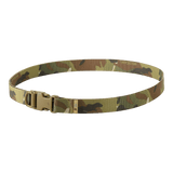 M-Tac Kompressionsrem Gen.II i grønt camouflage mønster med fastex-spænde, ideel til fastgørelse af militærudstyr eller campingudstyr.