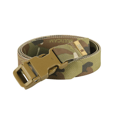 M-Tac Kompressionsrem Gen.II med camouflagemønster, perfekt til fastgørelse af udstyr, 25 mm bred nylon webbing med fastex-spænde.