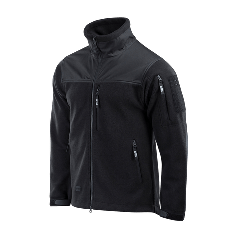 M-Tac Alpha Microfleece Jakke Gen.II med Oxford nylon for forstærkning, ideel til taktisk brug og outdoor-aktiviteter i koldt vejr.